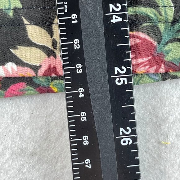 NWT Vintage ONE STEP UP Womens L Black Floral Cottagecore Long Sleeve Turtleneck - Picture 7 of 10